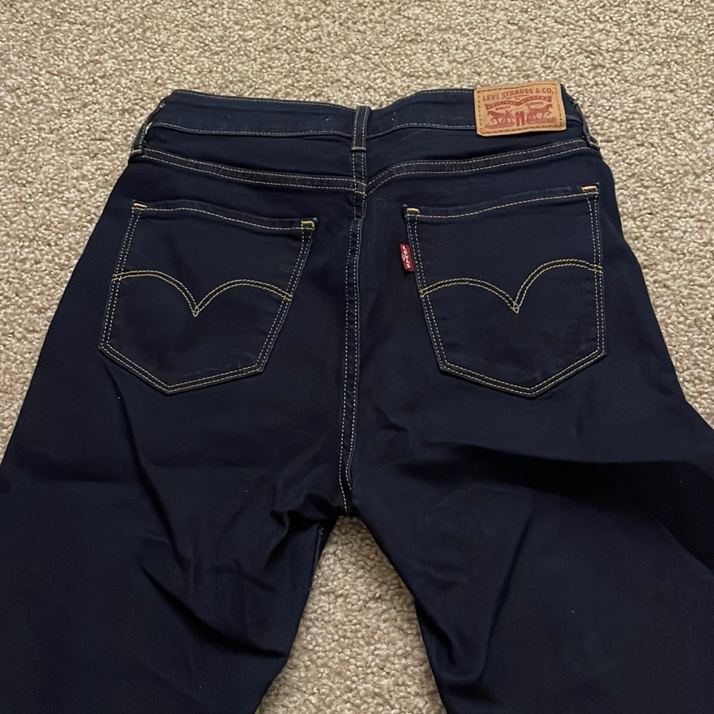 High rise bootcut Levi jeans